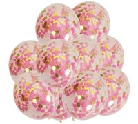 Globos de confeti dorado - 100 globos para de látex de 12 pulgadas