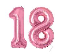 Globos de cumpleaños-40 pulgadas-decoración cumpleaños 18 años-Globo inflable de lámina de rosa de decoracion cumpleaños