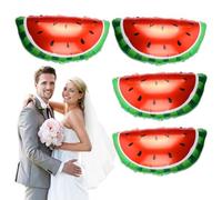 Globos de fruta decoración de globos de frutas - 4 globos de papel de fruta, tropical fresa sandía, accesorios jumbo, decoraciones de para revelar el sexo para cumpleaños