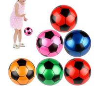 Globos de fútbol inflable | 6 piezas juguete piscina | Balón de fútbol playa inflable diámetro 21,8 cm - para niños y niñas piscina acuática juego jardín verano interior al aire libre