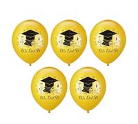 Globos De Graduación Clase 2023-5 Piezas De Globos De Látex We Did It | Globo Celebrativo De 12 Pulgadas | Para Fiestas De Graduación En El Aula Para Estudiantes De La Escuela Superior, Coll