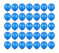 Globos de Látex Azul 100 Unidades 30cm Acabado Mate