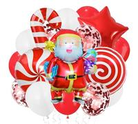 Globos de Navidad, Bastones de Caramelos Globos, Globo de Navidad Decoración, Globo Foil de Navidads, Globoes de Caramelo de Foil, Globoes para Fiesta Navidads, Navidades Globoss Hélio