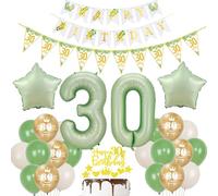 globos de oro 30 años cumpleaños decoración verde oliva decoración de la tarta 30 años cumpleaños mujer decoración cumpleaños 30 años mujer globo 30 años cumpleaños hombre mujer decoración oro
