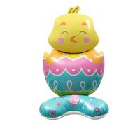 Globos de Pascua, bonitos globos de aluminio autónomos, suministros de, para el hogar, granja, interior, exterior, jardín, patio, porche, parque, vacaciones