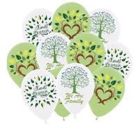 Globos de reunión familiar, decoración de reunión familiar, árbol We Are Family Decor Bienvenido a la familia The Proud Family Decoraciones Happy Holidays Decor