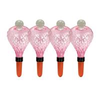 Globos de Riego 4 Piezas Dispensador de Agua de Vidrio con Riego Automático | Hidratadores para Plantas Usos en Hogar Jardín Invernadero Balcón Patio Porche Terraza