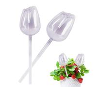 Globos De Riego De Plantas - Puños Automáticos De 2 Piezas De Vidrio Decorativo De Flores Para Riego | Automatic Plant Waterer | Postes De Inserción De Jardineras Automático, Dispositivo De Irri