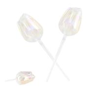 Globos De Riego De Plantas - Puños Automáticos De 2 Piezas De Vidrio Decorativo De Flores Para Riego | Automatic Plant Waterer | Postes De Inserción De Jardineras Automático, Dispositivo De Irri