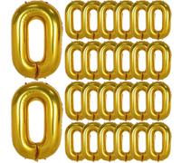 Globos Dorados de Aluminio para 50 Cadena de Piezas Fiesta
