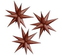 Globos Estrella Explotando, Globos de Papel de Estrella Explosion, Globos en Forma de Estrella Fiesta Disco, para Bodas, Carnavales, Fiestas, Cumpleaños, Baby Showers (Café)