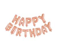 Globos - Folieballon Tekst Happy Birthday Rose Goud NUEVO