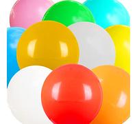 Globos Grandes Látex, 18 Pulg Gigante Globos de Colores, Globo Grande Redondo de Latex, Globos Gigantes para Fiestas para Cumpleaños Bodas Bautizo Graduación Navidad Carnaval Celebraciones