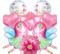 Globos Hadas,Lindo Juego de Globos de Hadas Mágicas,Globo de Hadas,9 Piezas Globos Duendes Lindo para Fiesta Cumpleaños,Decoraciones para Cumpleaños