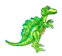 Globos inflables de dinosaurio 3D independientes para decoración de fiestas, color verde