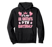 Globos It's My Lil Sister's 9th Birthday 2016 9 Years Old Sudadera con Capucha