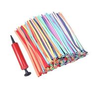 Globos largos con bomba - 100 globos largos para animales | Home Decorations Modeling Balloonss | Party Twisting Assorted Color Ball00ns con mini bomba de aire para de cumpleaños, compromiso