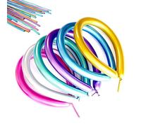 Globos Largos Globos Torcidos - Kit De Látex Para Modelar 260 Animales, Juego De Escultura De Bricolaje Flaco Profesional, Arte Con Globs De Gruesos Sin Explosión | Para Cumpleaños, Bodas, Pay