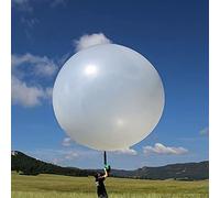 Globos meteorológicos profesionales gigantes de 8,5 m / 336 pulgadas 1000 g para investigación meteorológica, video aéreo de vacaciones
