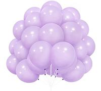Globos Morados, 30 Globos de Látex de 12 Pulgadas de Globos Morados Oscuro Mate Helio con Cinta para Hombres Mujeres Niños Fiesta de Cumpleaños Boda Decoración Festival Baby Shower Bautizo Graduación