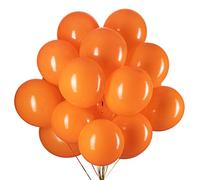 Globos Naranja de 12 Pulgadas Globos de Látex Naranja Decorativa 50 Piezas para Decoración de Fiesta Festival Compromiso Boda Cumpleaños