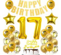 Globos oro 17 cumpleaños,oro decoracion fiesta 17 cumpleaños,17 Años Decoracion Cumpleaños niño globo,Globos 17 cumpleaños niño niña,decoracion tarta 17 cumpleaños oro,globo 17 años