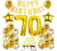 Globos oro 70 cumpleaños,oro decoracion fiesta 70 cumpleaños,70 Años Decoracion Cumpleaños hombre globo,Globos 70 cumpleaños hombre mujer,decoracion tarta 70 cumpleaños oro,globo 70 años