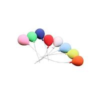 Globos para casa de muñecas, 8 Unidades, Modelo de Escena en Miniatura 1:12, Accesorios de decoración para casa de muñecas
