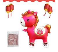 Globos Para - Dibujos Animados del 2026 con Ruedas - Globos De Caballos Juguetes Para Niños | Para Infantil Exterior Jardin Terraza Celebración Cumpleaños de la Primavera