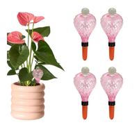 Globos para Riego de Plantas 4 Unidades de Bulbos de Riego por Automático | Globos de Agua Automáticos para Plantas en Vacaciones Usos en Hogar Jardín Invernadero Balcón Patio Porche Terraza