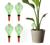Globos para Riego de Plantas 4 Unidades de Globos con Riego Automático | Globos de Agua Automáticos para Plantas en Vacaciones Usos en Hogar Jardín Invernadero Balcón Patio Porche Terraza