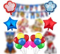Globos Patrulla Canina, Taozoey Decoración de Globos de Cumpleaños, Paw Dog Patrol Balloons, Decoración Cumpleaños Niño, para Niños Decoraciones de Fiesta