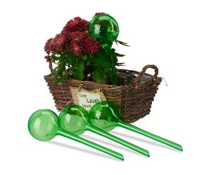 Globos riego Kit de autorriego 80 unidades PVC Globos de riego 8 cm Verde