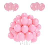 Globos Rosas Pastel 100 pcs Globos de Látex 30cm 12 Pulgadas Decohelium decoración de globos para Bodas, Fiestas de Cumpleaños y Decoración
