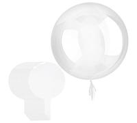 Globos transparentes Bobo de 24 pulgadas 25 unidades luz LED accesorios para fiestas de cumpleaños globos transparentes de PVC globos Bobo para decoración de bodas Navidad interiores y exteriores