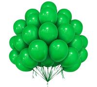 Globos Verdes, 50 Piezas de Látex de 12 Pulgadas, Globos Verdes Mate Para Niños, Fiesta de Cumpleaños, Tema de la Selva, Verde, Salvaje, Safari, Boda Tropical, Decoración de Baby Shower