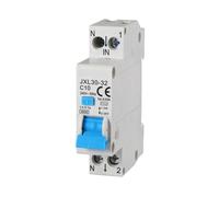gloca Interruttore Magnetotermico Differenziale 1P+N 10A 30mA 220V 4.5KA 1 Modulo DIN C10