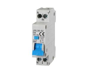 gloca Interruttore Magnetotermico Differenziale 1P+N 6A 30mA 220V 4.5KA 1 Modulo DIN C6