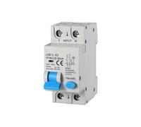 gloca Interruttore Magnetotermico Differenziale 2P 20A 30mA 220V 4.5KA 2 Moduli DIN C20