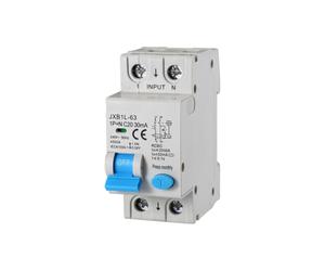 gloca Interruttore Magnetotermico Differenziale 2P 20A 30mA 220V 4.5KA 2 Moduli DIN C20