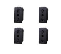 gloca Set 4 Prese Bipasso Bivalenti 2+T 16A Compatibili Con Serie Living