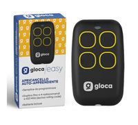 gloca Telecomando Apricancello Easy Garage Auto-Apprendente 4 Canali Frequenza 433 MHz NO Rolling Code (no codice variabile)