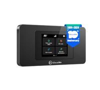 GlocalMe U3X 4G Módem Dual Hotspot móvil Dispositivo WiFi inalámbrico para el hogar o Viajes en más de 140 países, selección automática de Red Local Inteligente, MIFI de Bolsillo, SIM-Free (Negro)