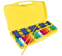 GLOCKENPIEL CARRILLON METALOFONO FOREST SG-25C CROMATICO 25 NOTAS COLORES CON ESTUCHE Y MAZAS - ROCKMUSIC ESPAÑA