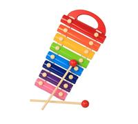 Glockenspiel El instrumento de percusión Glockenspiel xilófono arcoíris profesional de 8 notas atrae a los jugadores