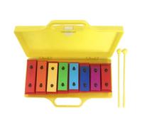 Glockenspiel Instrument - Metal Keys Percussion Toy for Kids | Tuned Xylophone Music Teaching Aid for Youth Girls Classroom Preschool Home Playroom Travel Practice Birthday Gift