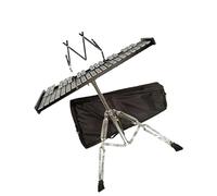Glockenspiel Instrumento de percusión Glockenspiel de material duradero de metal de 37 notas con atril y bolsa