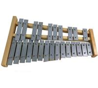 Glockenspiel profesional de 25 llaves de metal, instrumento musical de impacto educativo - con 2 mazos/854