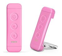 Glocusent Luz Lectura Recargable USB, Lampara de Lectura LED con Pinzas, 3 Colores Ámbar & 5 Brillos Regulables, Compacta y de Larga Duración,Regalo para los Amantes del Libro