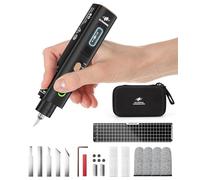 GlodHive - Cortador ultrasónico de cuchillos, vibración de 40 kHz, potencia inteligente de 35 W, luz LED, 3 modos de corte, bloqueo de seguridad, para impresión 3D, resina, dental, fibra de carbono